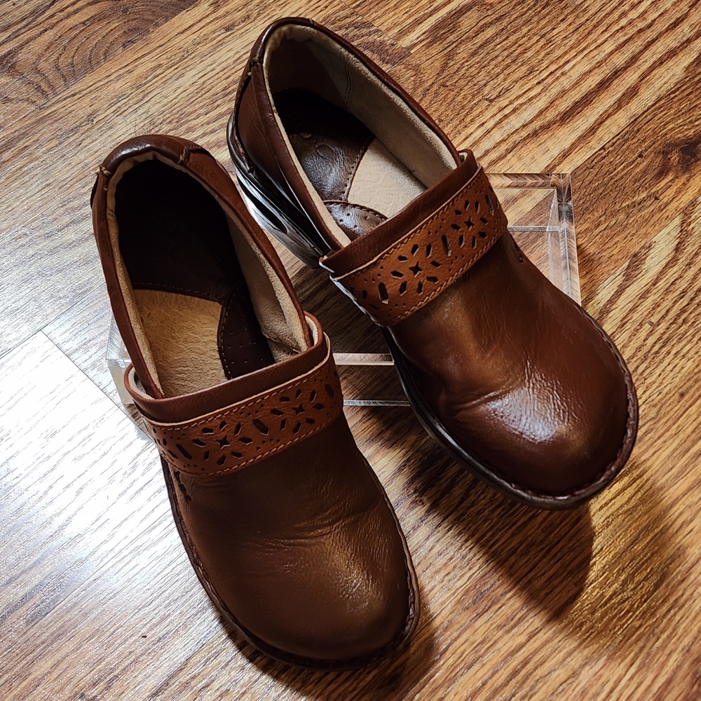 Born B.O.C. Rasen Slip-On Brown Clogs Women's Size 8M - Picture 9 of 13